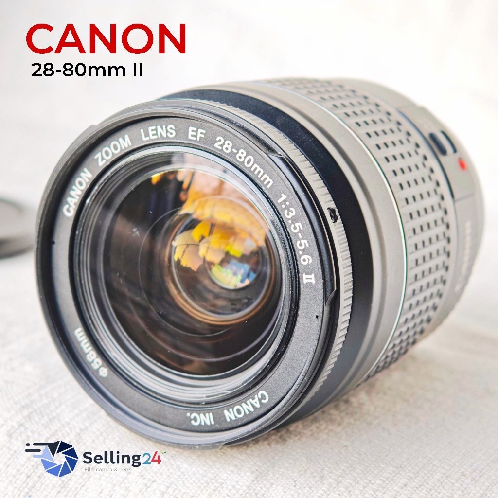 เลนส์ Canon EF 28-80mm f/3.5-5.6 II Standard Zoom Mount EF Eos Excellent 90%