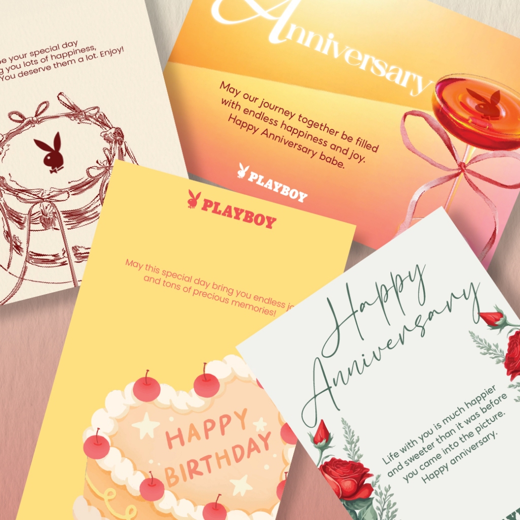 Card Playboy exclusive  การ์ดโอกาสเทศกาลพิเศษ (สำหรับคนพิเศษ) ST-F251CARD001-MX