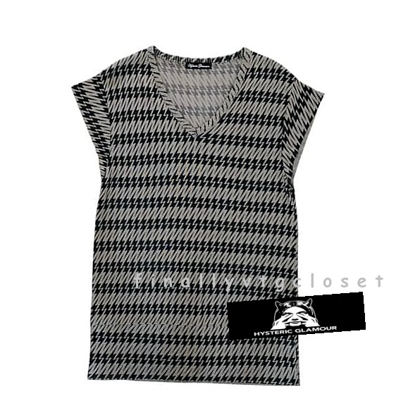 Hysteric Glamour V-Neck THUNDER Shirt