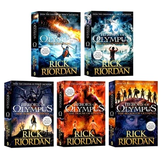 5 Books/Set Percy Jackson & The Olympians Level 1/2 Novel Books Children's English Picture Book Sets