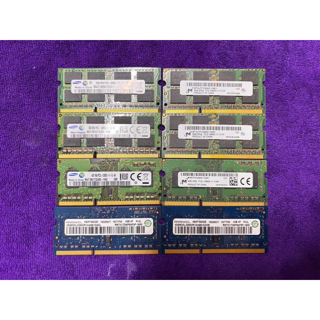 Ram Notebook DDR3 DDR3L 8gb 4gb 2gb 1066 1600