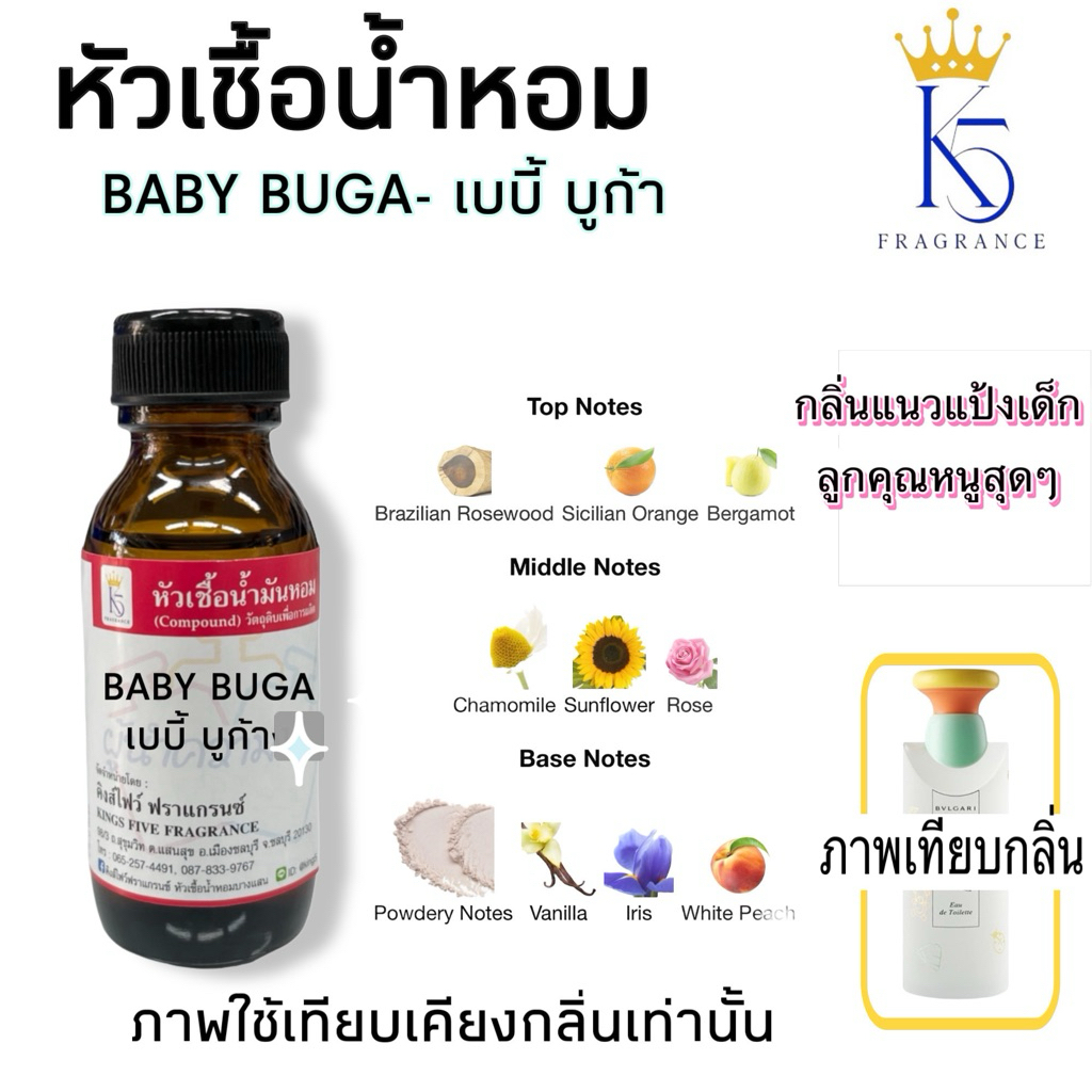 หัวเชื้อน้ำหอม 100% ขนาด30-100ml. กลิ่นเบบี้พิ้งค์ (BABY PINK)