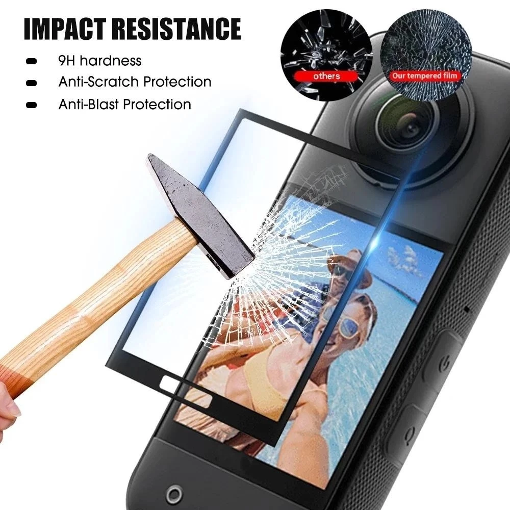 ชิ้นสําหรับ Insta360 X5 X4 X3 ป้องกันหน้าจอฟิล์มสําหรับ Insta 360X5 Insta360X4 x4 อุปกรณ์เสริม Anti-scratch ฟิล์มเต็มรูป thumbnail 4