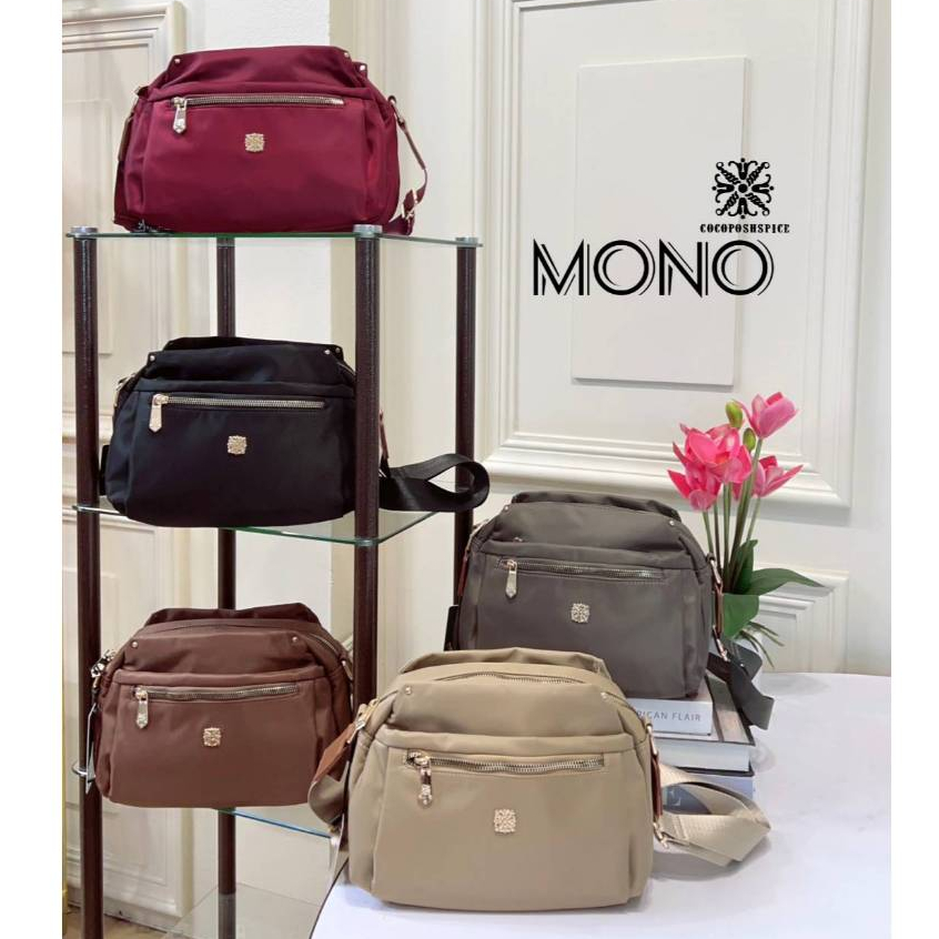กระเป๋าสะพายข้าง NylonPremium💖รุ่นMONO💖Cocoposhspice Londonใช้งานง่ายจุของเยอะใบเดียวคุ้มครบจบทุกลุค