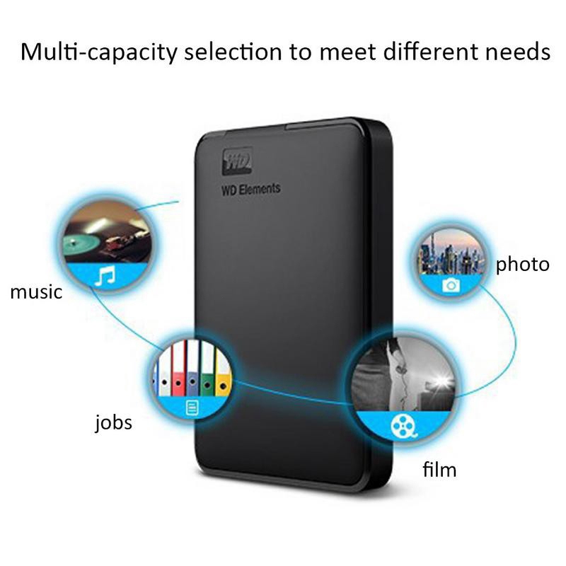 WD Hard Disk External 2.5'' HDD HighSpeed External HardDisk 1TB/2TB/4TB USB3.0 Portable hard drives ฮาร์ดดิสก์แบบพกพา - รูปที่ 3