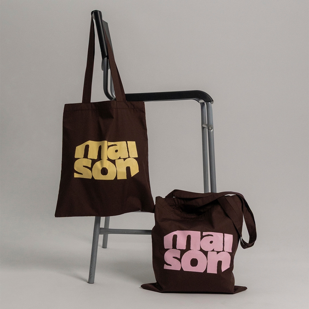 maison KEEPS | Daily Box Logo Tote Bag | Unisex | กระเป๋าผ้า