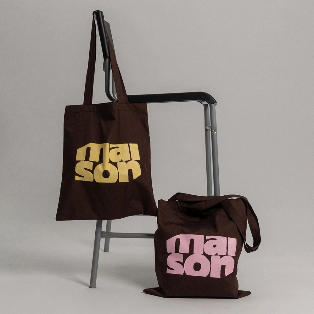 maison KEEPS | Daily Box Logo Tote Bag | Unisex | กระเป๋าผ้า