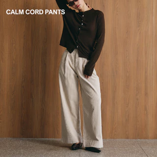 EVERYDAY - Calm Cord Pants กางเกงขายาวกระบอกผ้าลูกฟูก (H)