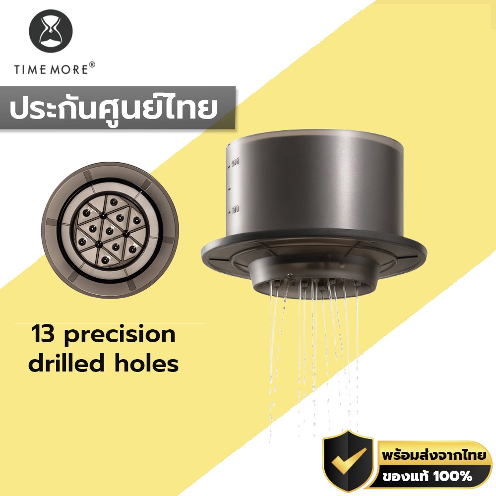 TIMEMORE SimpleDrip Water Dropper ดริปเปอร์ น้ำหยด สำหรับชงกาแฟ ดริปเปอร์น้ำหยด 13 รู