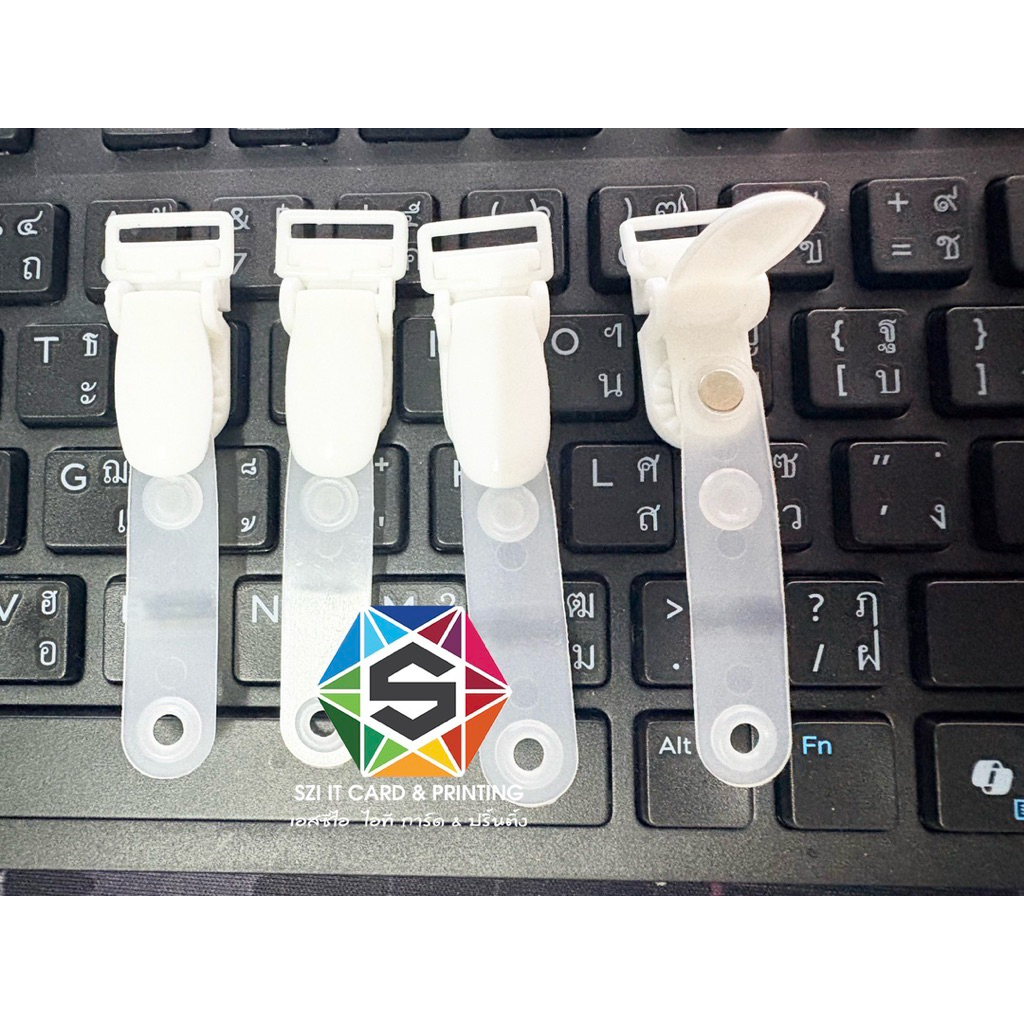 คลิปหนีบยูโร ไม่มีโลโก้ อะไหล่หนีบบัตร  5 ชิ้น