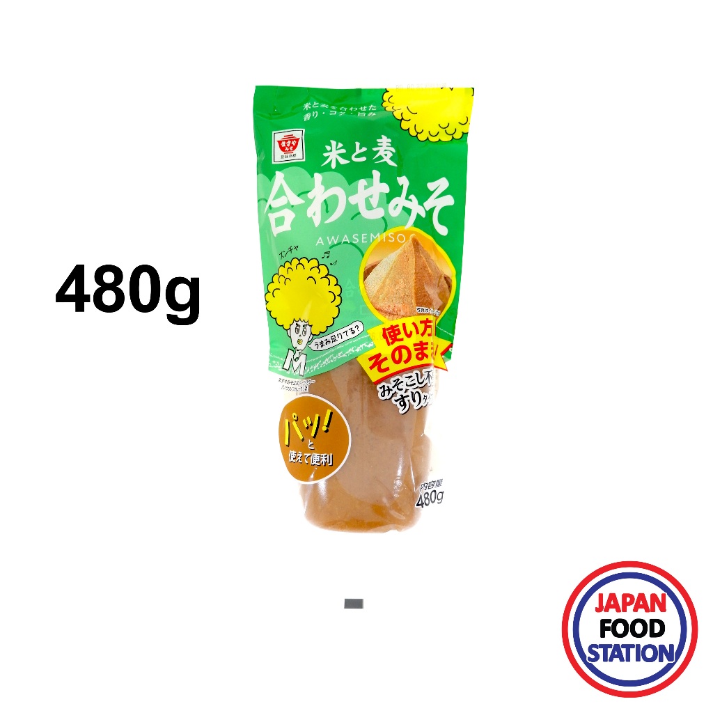 MASUYA  MISO SQUEEZE BOTTLE AWASEMISO 480G(21875) เต้าเจี้ยวบด JAPANESE MISO