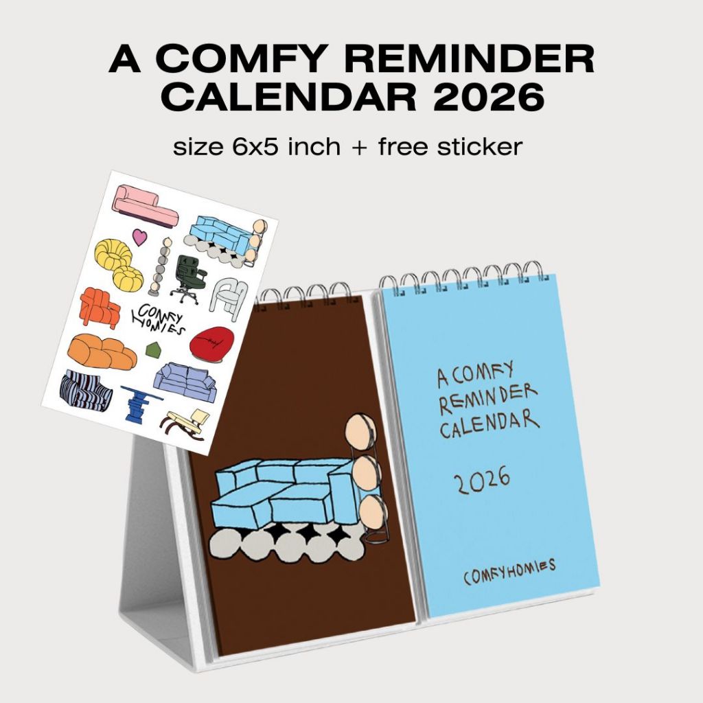 "พร้อมส่ง" ปฎิทิน A COMFY REMINDER CALENDAR 2026 /comfyhomies/✨💛🧡
