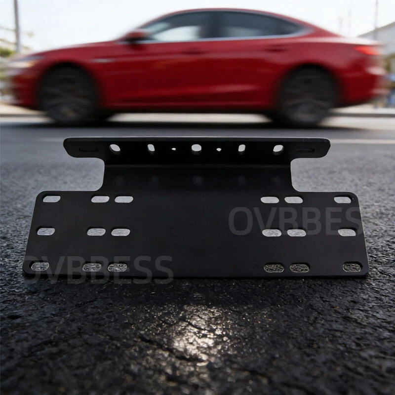Brackets Accessory Car Front Bumper License Plate Mount Bracket Frame Automobile Driving Plates Alum
