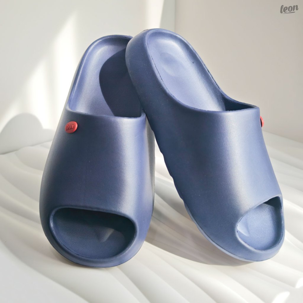 Leon รองเท้าแตะ SLIPPERS SOFT สีน้ำเงิน ราคา ถูกที่สุด ดีลบีเคเค