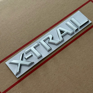 โลโก้ X-TRAIL ตัวอักษรแยก ขนาด 20x3cm สีโครเมี่ยม