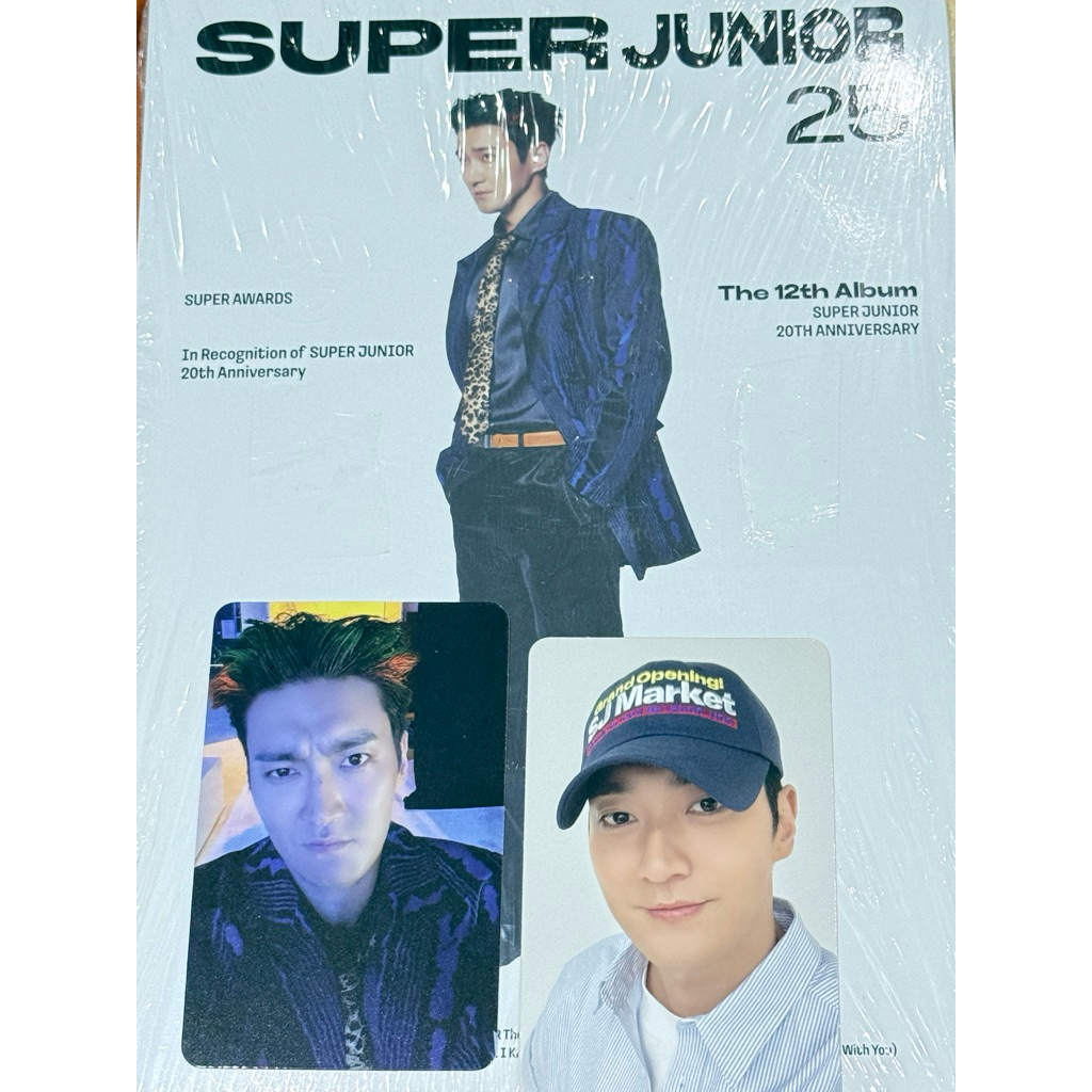 Super junior 25 album Photo book Siwon version ปกซีวอน ได้การ์ดตามรูป