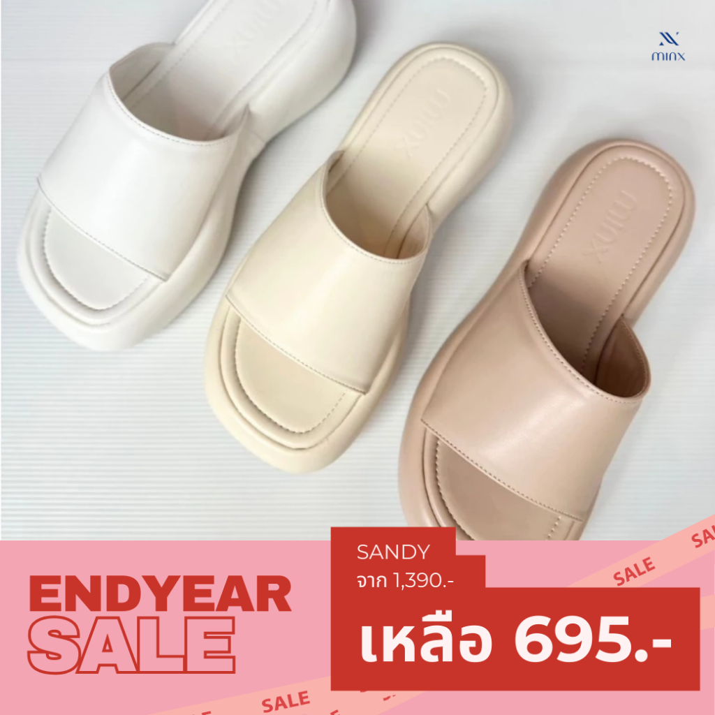 Minx รุ่น Sandy รองเท้าแตะ ทรงสวม minxshoes