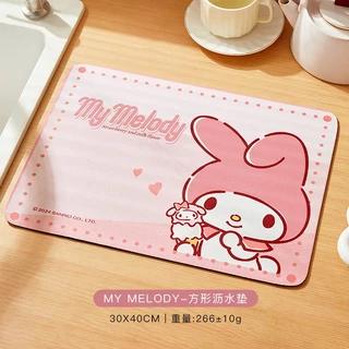 เสื่อฉนวน, เสื่อจานกันน้ํากันลื่น, Sanrio/Hello Kitty/My Melody แผ่นรองจานโต๊ะการ์ตูนป้องกันการลวก