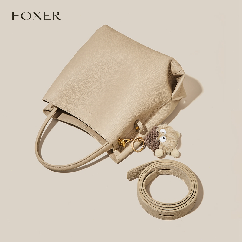 FOXER حقيبة توت دلو بسيطة — صورة 3