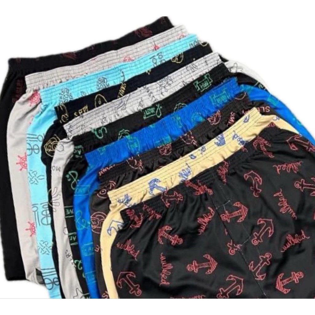 Set5ตัว] กางเกงบ็อกเซอร์ Boxer ผ้าCotton นุ่มใส่สบาย ไม่ย้วย สีสวย ส่งไว ฝ้าย