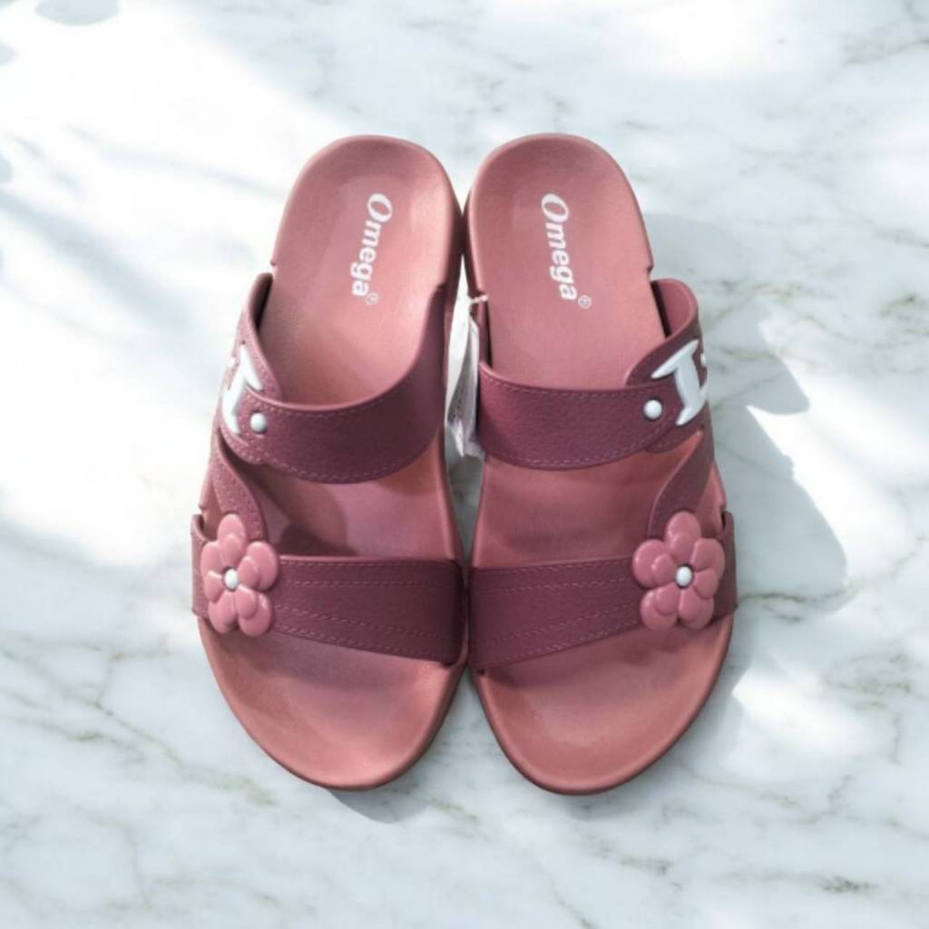 Omega โอมีก้า รองเท้าแตะสุภาพสตรี ยี่ห้อ Omega รุ่น 0046 - 36-41 ส่งทุกวัน