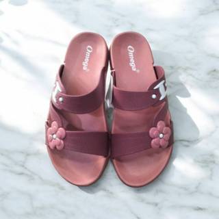 Omega โอมีก้า รองเท้าแตะสุภาพสตรี ยี่ห้อ Omega รุ่น 0046 - 3…