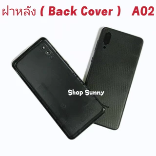 ฝาหลัง（Back Cover) Samsung Galaxy A02 （ แถม ปุ่มสวิตช์นอก + เลนส์กล้อง）