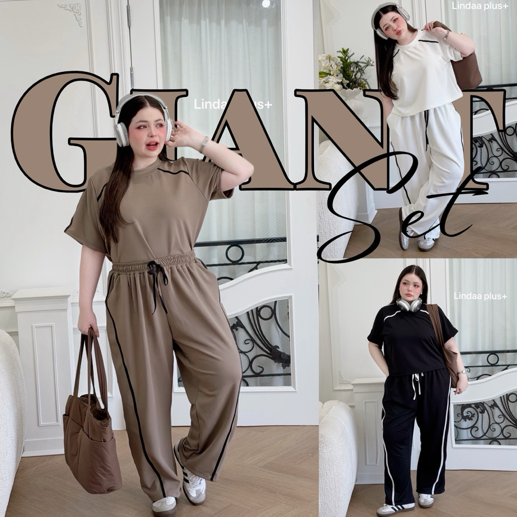 🧸𝐂𝐡𝐮𝐛𝐛𝐲𝐋𝐚𝐧𝐝.(อก42-52) ✈️Airport Look7✈️ชุดเซ็ตวอร์มสาวอวบ ไซส์ใหญ่ แอร์พอร์ตลุค คาเฟ่ ใส่ได้หมดเลยค่