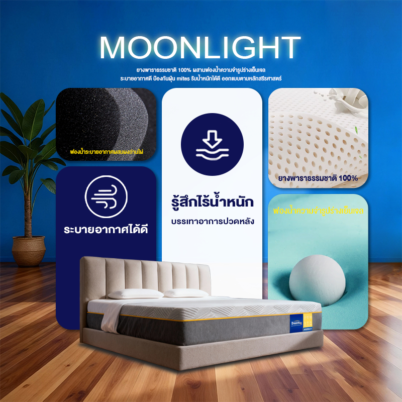 FLM ที่นอนยางพารา ขน