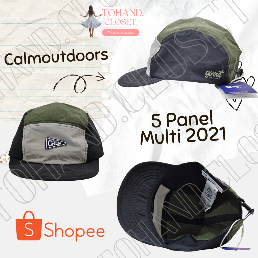 หมวก calmoutdoors สีทูโทน