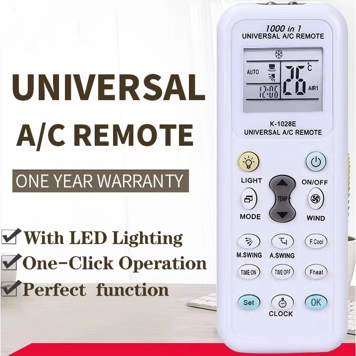 Universal AC remote control รีโมท แอร์ เครื่องปรับอากาศ ครอบจักรวาล ใช้ได้ทุกรุ่น ทุกยี่ห้อ