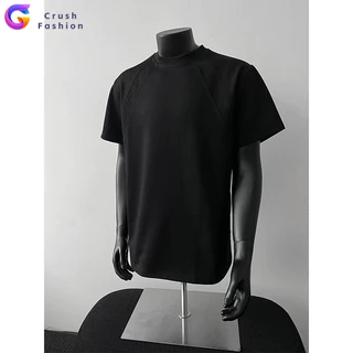 Crush Oversized Timeless ผ้าหนายับยากรีดง่าย เสื้อยืดทรงหลวม ดีไซน์คลาสสิค เสื้อยืดเปล่า