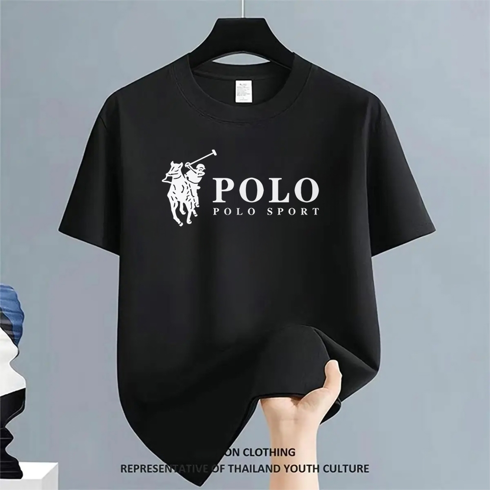 เสื้อยืดแขนสั้นสำหรับหน้าร้อน เนื้อผ้าเย็นสบาย (จัดส่งด่วน 24 ชม.) ดีไซน์ Unisex ลายพิมพ์สดใสจัดส่งภายในประเทศไทย
