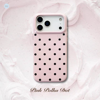 Polkadot Ver.2 (เคส Hagen Case *แบบแม่เหล็ก*) Whale Indeed - วัสดุหนังแก้วเกรด Premium จับถนัดมือ แม่เหล็กแรง