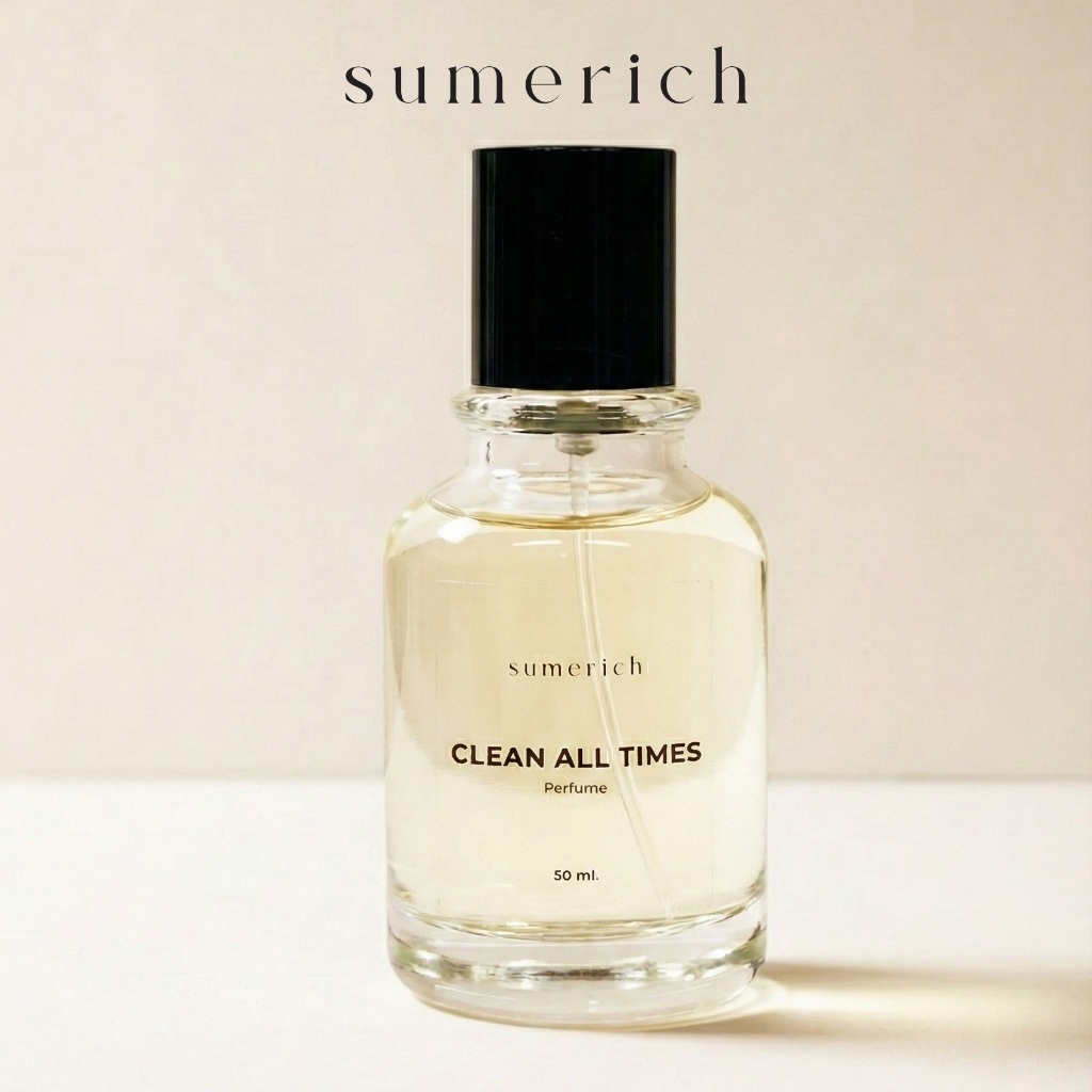 น้ำหอม sumerich perfume 01 - Clean All Times ขวดใหญ่ ขนาด 50 ml.