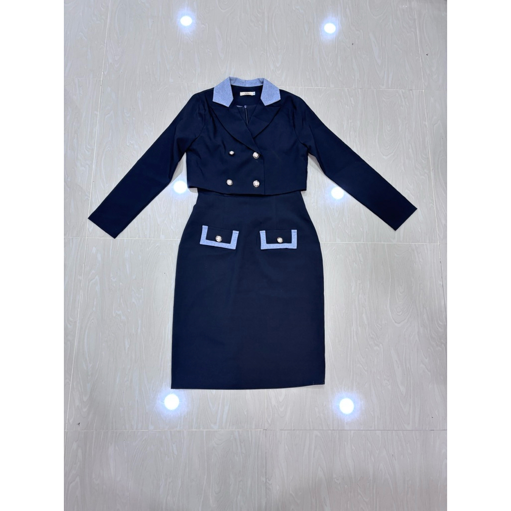 ชุดเดรสมีเสื้อคลุม KALISA