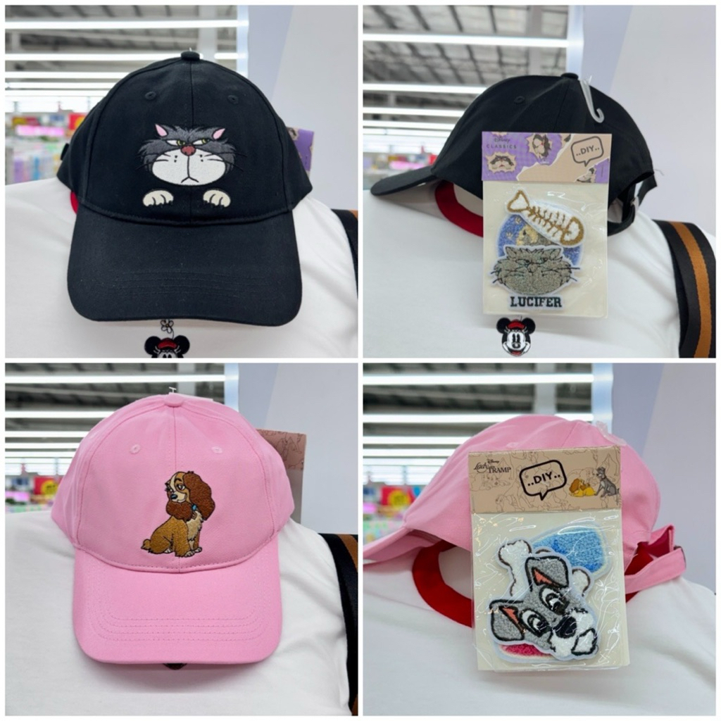 (พร้อมส่ง) Me Style x Disney Lady and the tramp / Lucifer หมวก DIY ลิขสิทธิ์แท้ ดิสนีย์ เลดี้ เดอะแทรมป์ ลูซิเฟอร์