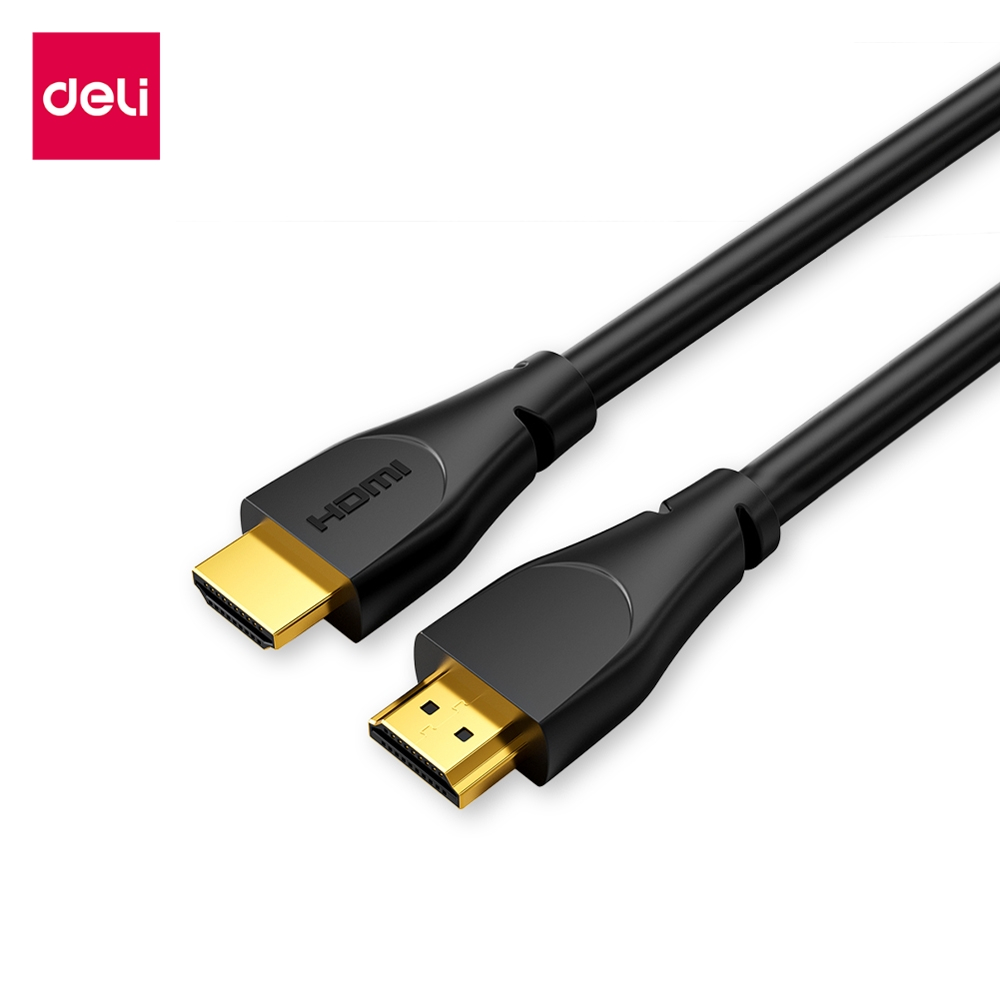 Deli สาย HDMI รองรับ Lossless / VARR  ตอบสนองไว ลื่นไหล รองรับภาพ 3 มิติ สว่างคมชัด HDMI 2.0 cable