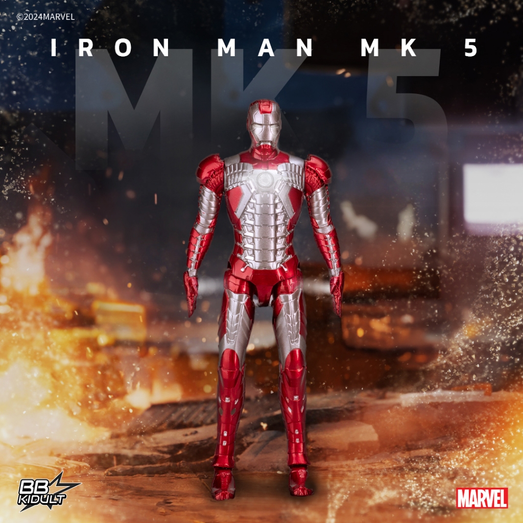 (ลิขสิทธิ์แท้) Iron Man 1-7 / 42-50 / 85  ขนาด 4-inch จาก ZD TOYS MARVEL THAILAND - รูปที่ 4