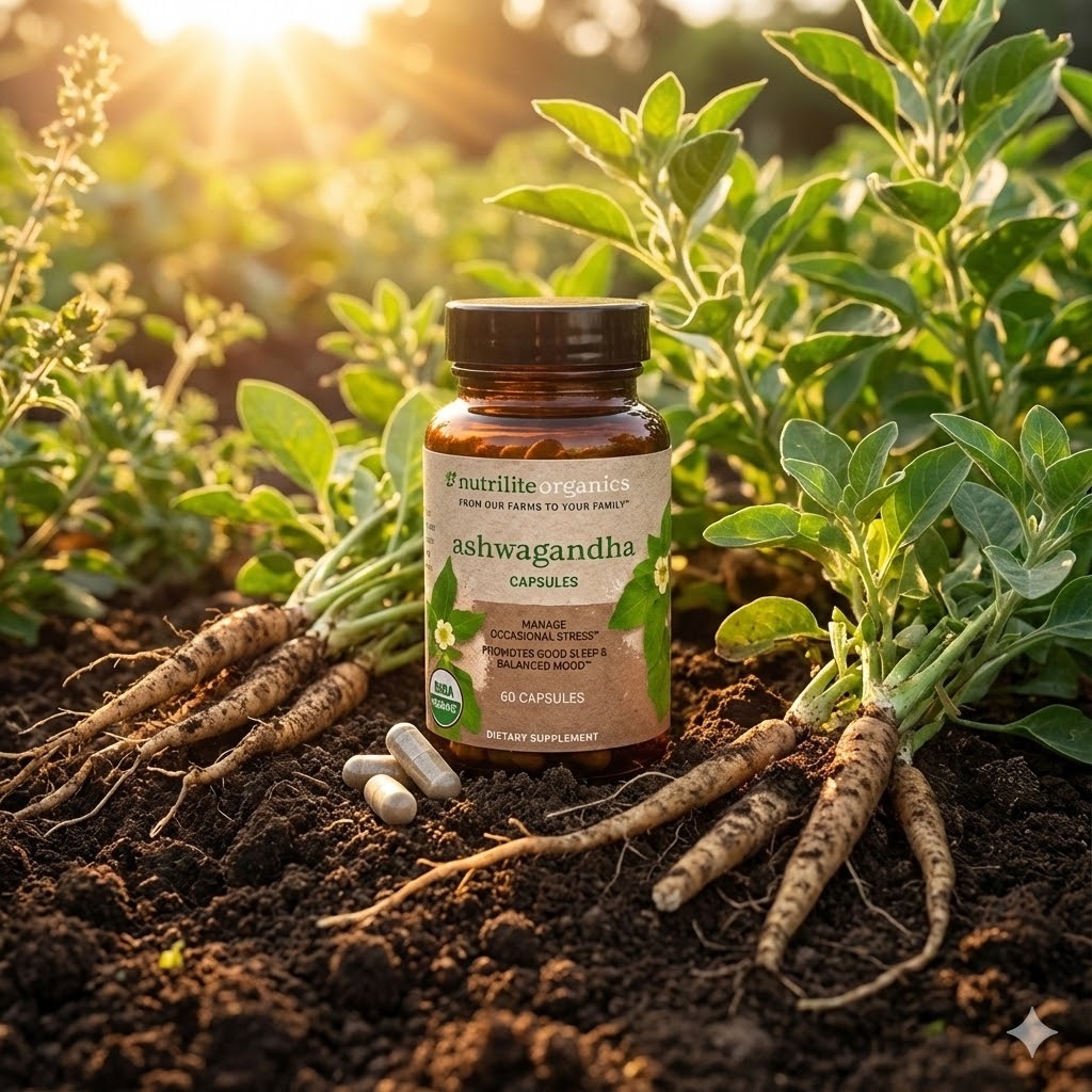 Nutrilite™ Organics Ashwagandha Capsules