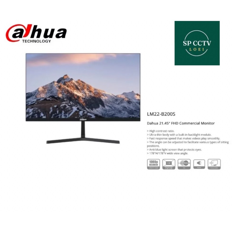 DHI-LM22-B200S จอแสดงผล Dahua 22นิ้ว