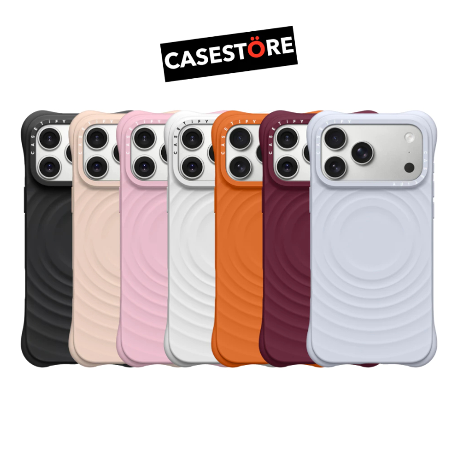 [♒︎พร้อมส่ง♒︎] CASETiFY | The Ripple Case - Essentials by CASETiFY™ #ของแท้ For iPhone 17 Series