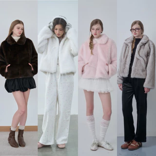 [umore.made] Karla fur coat แจ็คเก็ตขนเฟอร์ ทรงสวยมาก ขนนิ่มเรียงตัวสวย ไม่ระคายเคืองผิว