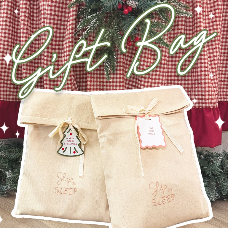 Gift bag ของขวัญผูกโบว์ Sliptosleep (ไม่รับเขียนการ์ด สามารถเลือกข้อความตามการ์ดปกติได้ )