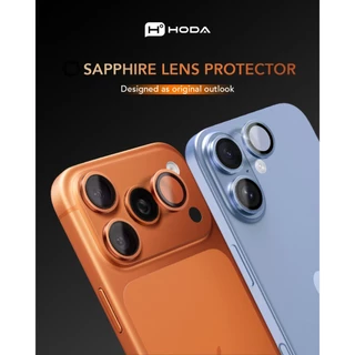 Hoda กระจกเลนส์กล้องสำหรับ iPhone 17 Pro / 17 Pro Max รุ่น Sapphire Lens Protector (Monocular)