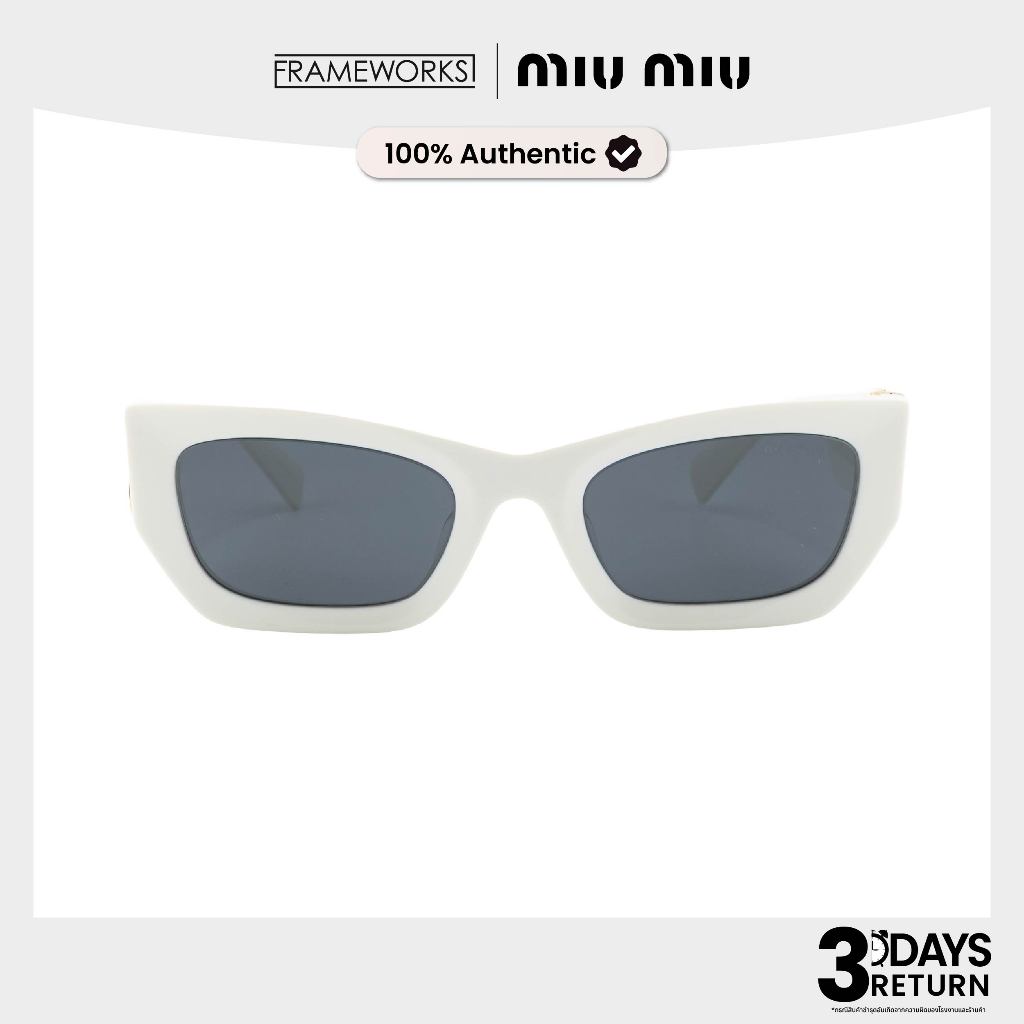 [ของแท้] MIU-MIU  แว่นกันแดด รุ่น SMU09W  | มือหนึ่ง พร้อมกล่องและอุปกรณ์ครบ