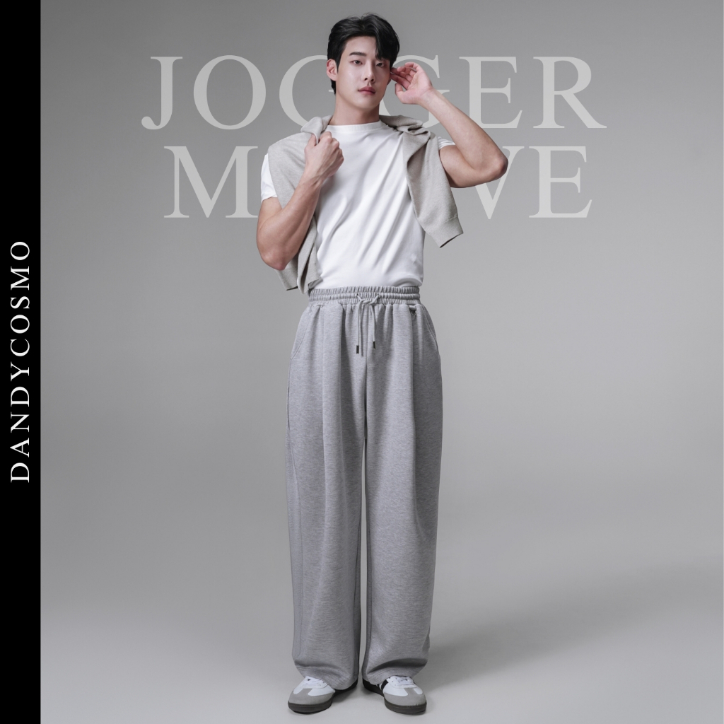DANDY COSMO | [2สี]กางเกง รุ่น JOGGER MOTIVE ทรงมีจีบหน้า ใส่แล้วพรางหุ่น สุดเทห