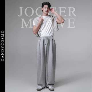 DANDY COSMO | [2สี]กางเกง รุ่น JOGGER MOTIVE ทรงมีจีบหน้า ใส่แล้วพรางหุ่น สุดเทห์ ผ้านุ่มดุจปุยเมฆ ใส่สบาย ผ้าทิ้งตัว