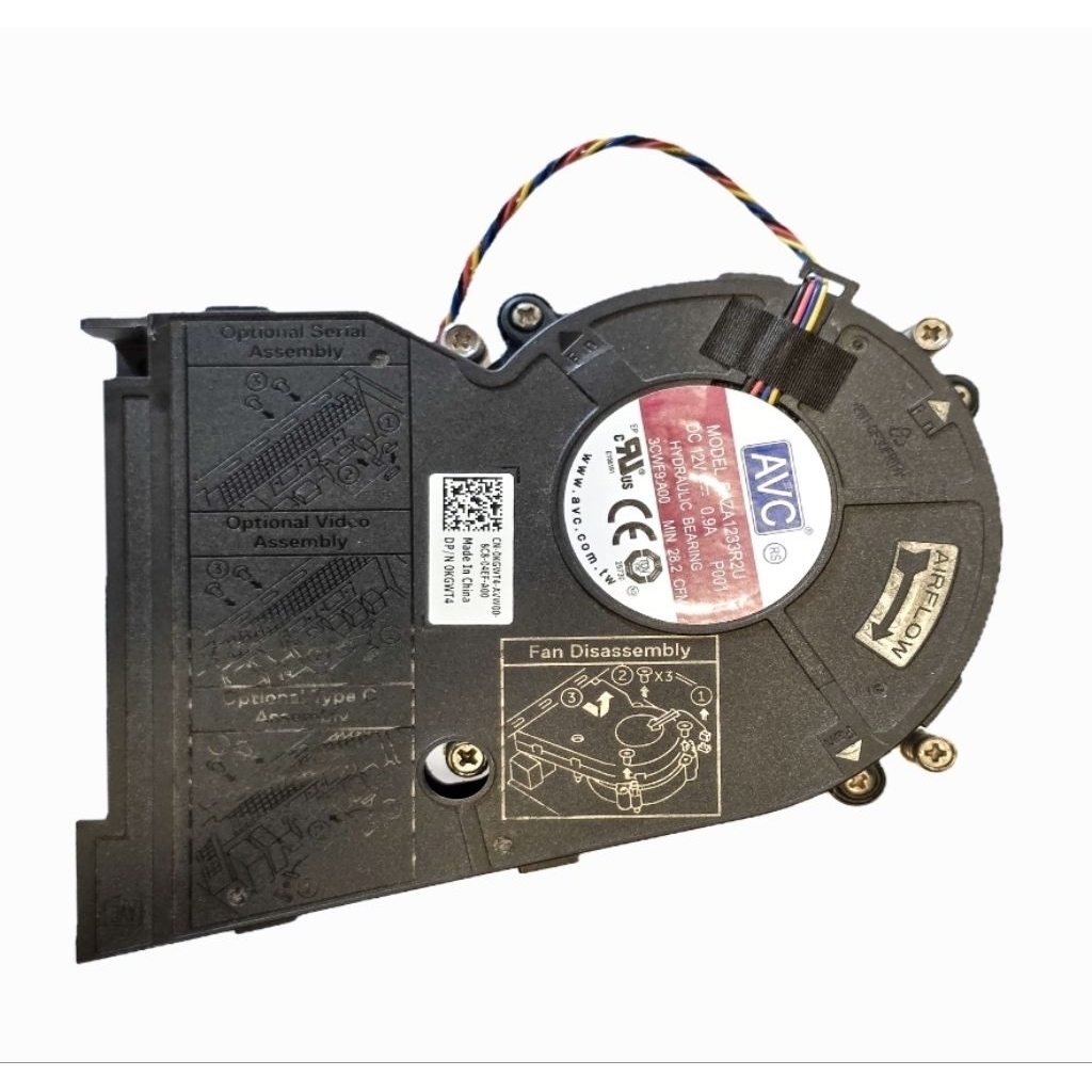 พัดลม CPU Heatsink Dell Optiplex 3050 3060 5060 7050 7060 แท้ Dell