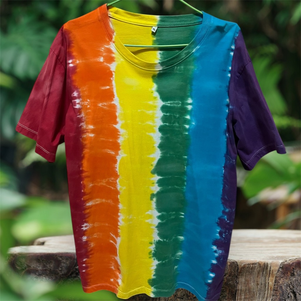 เสื้อมัดยัอมสีสดUNISEX/TIEDYET-SHIRT/ผ้าCOTTON100%-KT999-LGBTQ
